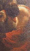 Detail of write on the wall Rembrandt van rijn